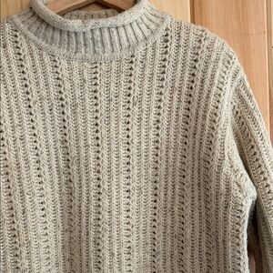 Cape Isle Knitters Cozy Knit Mockneck Sweater